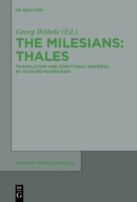 cover of the book Die Milesier: Thales