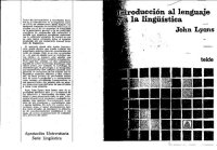 cover of the book Introducción al lenguaje y a la lingüística