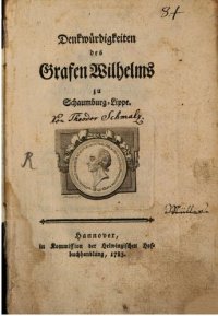 cover of the book Denkwürdigkeiten des Grafen Wilhelms zu Schaumburg-Lippe