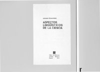 cover of the book Aspectos lingüísticos de la ciencia [INCOMPLETO]