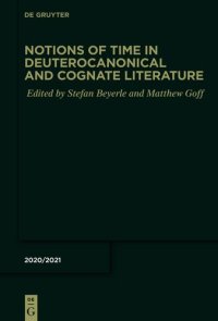 cover of the book Notions of Time in Deuterocanonical and Cognate Literature