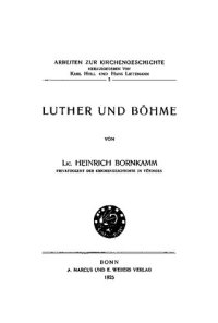 cover of the book Luther und Böhme