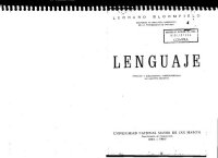 cover of the book Lenguaje [INCOMPLETO]