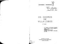 cover of the book Os Choros de Villa-Lobos