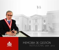 cover of the book Memoria de gestión institucional 2009-2012