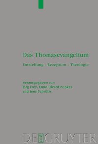 cover of the book Das Thomasevangelium: Entstehung - Rezeption - Theologie