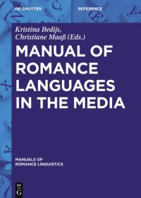 cover of the book Manual of Romance Languages in the Media