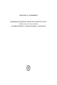 cover of the book Untersuchungen über die Vorstellung von der Schekhinah in der frühen rabbinischen Literatur. Talmud und Midrach