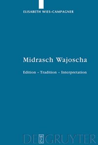 cover of the book Midrasch Wajoscha: Edition - Tradition - Interpretation