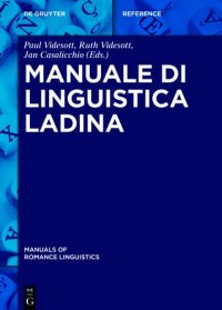 cover of the book Manuale di linguistica ladina