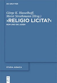 cover of the book "Religio licita?": ROM Und Die Juden