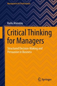 cover of the book Critical Thinking for Managers