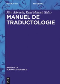 cover of the book Manuel de traductologie