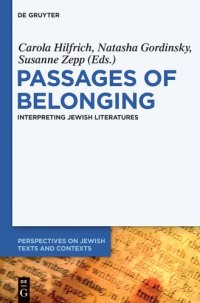 cover of the book Passages of Belonging: Interpreting Jewish Literatures