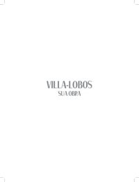 cover of the book Villa-Lobos, sua obra