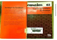 cover of the book A Natureza Sociológica da Sociologia