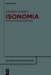 cover of the book Isonomia: Entwicklung Und Geschichte