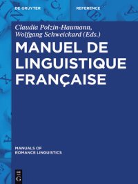 cover of the book Manuel de linguistique française