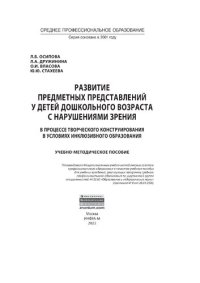 cover of the book Развитие предметных представлений у детей дошкольного возраста с нарушениями зрения в процессе творческого конструирования в условиях инклюзивного образования