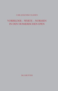 cover of the book Vorbilder - Werte - Normen in den homerischen Epen