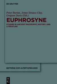 cover of the book Euphrosyne: Studies in Ancient Philosophy, History, and Literature