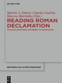 cover of the book Reading Roman Declamation: The Declamations Ascribed to Quintilian