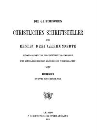 cover of the book Eusebius Werke. Band 2, Teil 1. Die Kirchengeschichte. Die Lateinische Übersetzung des Rufinus. Die Bücher I bis V