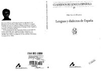 cover of the book Lenguas y dialectos de España