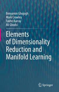 cover of the book Elements of Dimensionality Reduction and Manifold Learning