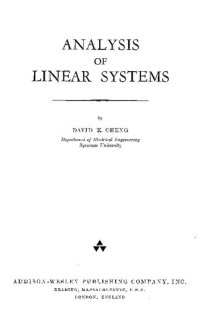 cover of the book Analysis of Linear Systems