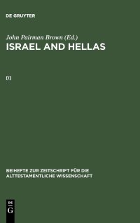 cover of the book Israel and Hellas: Israel and Hellas. [I]