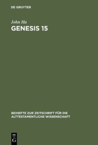 cover of the book Genesis 15: A Theological Compendium of Pentateuchal History