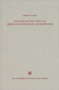 cover of the book Studies in the Text of Seneca'sNaturales Quaestiones