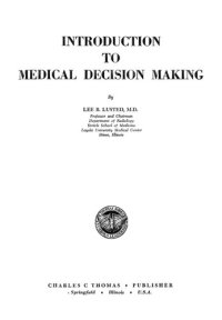 cover of the book Introduction to Medical Decision Making