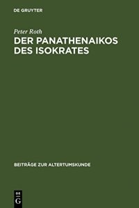 cover of the book Der Panathenaikos des Isokrates: Übersetzung und Kommentar