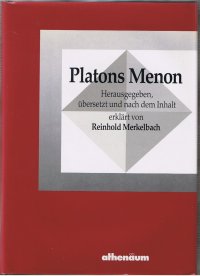 cover of the book Platons Menon