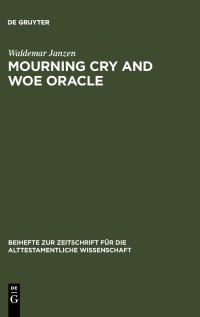 cover of the book Mourning Cry and Woe Oracle