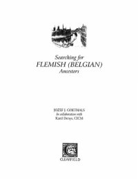 cover of the book Searching for Flemish (Belgian) Ancestors