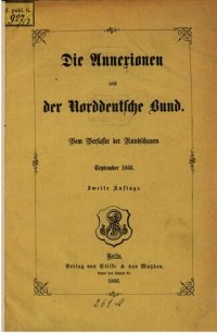 cover of the book Die Annexionen und der Norddeutsche Bund