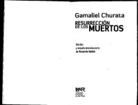 cover of the book Resurrección de los muertos. Alfabeto del incognoscible