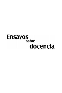 cover of the book Ensayos sobre docencia