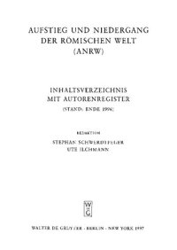 cover of the book Inhaltsverzeichnis mit Autorenregister: (Stand: Ende 1996)