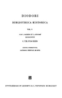 cover of the book Diodori bibliotheca historica. Vol. V: 5