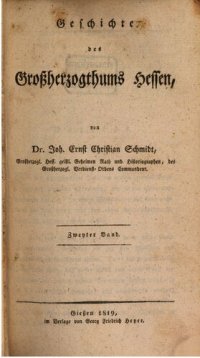 cover of the book Geschichte des Großherzogtums Hessen