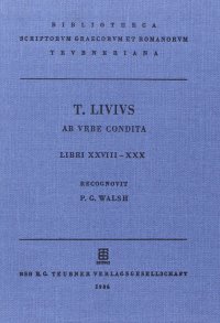 cover of the book Titi Livi: Ab Urbe Condita, Libri XXVIII-XXX