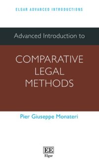 cover of the book Advanced Introduction to Comparative Legal Methods (Elgar Advanced Introductions series)