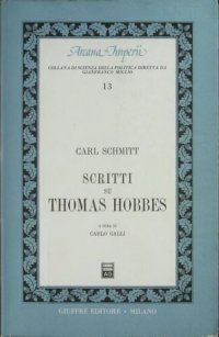 cover of the book Scritti su Thomas Hobbes