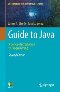 cover of the book Guide to Java: A Concise Introduction to Programming