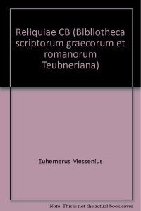 cover of the book Euhemeri Messenii reliquiae