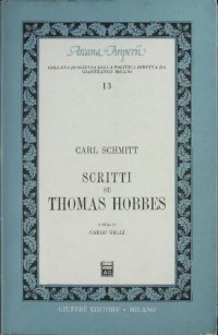 cover of the book Scritti su Thomas Hobbes